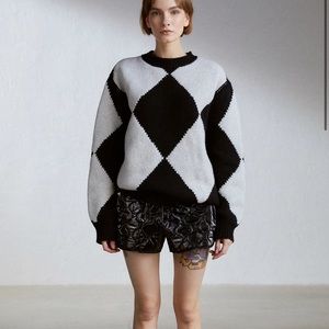 Source Unknown Argyle Sweater